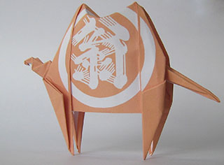 折り紙ラクダ